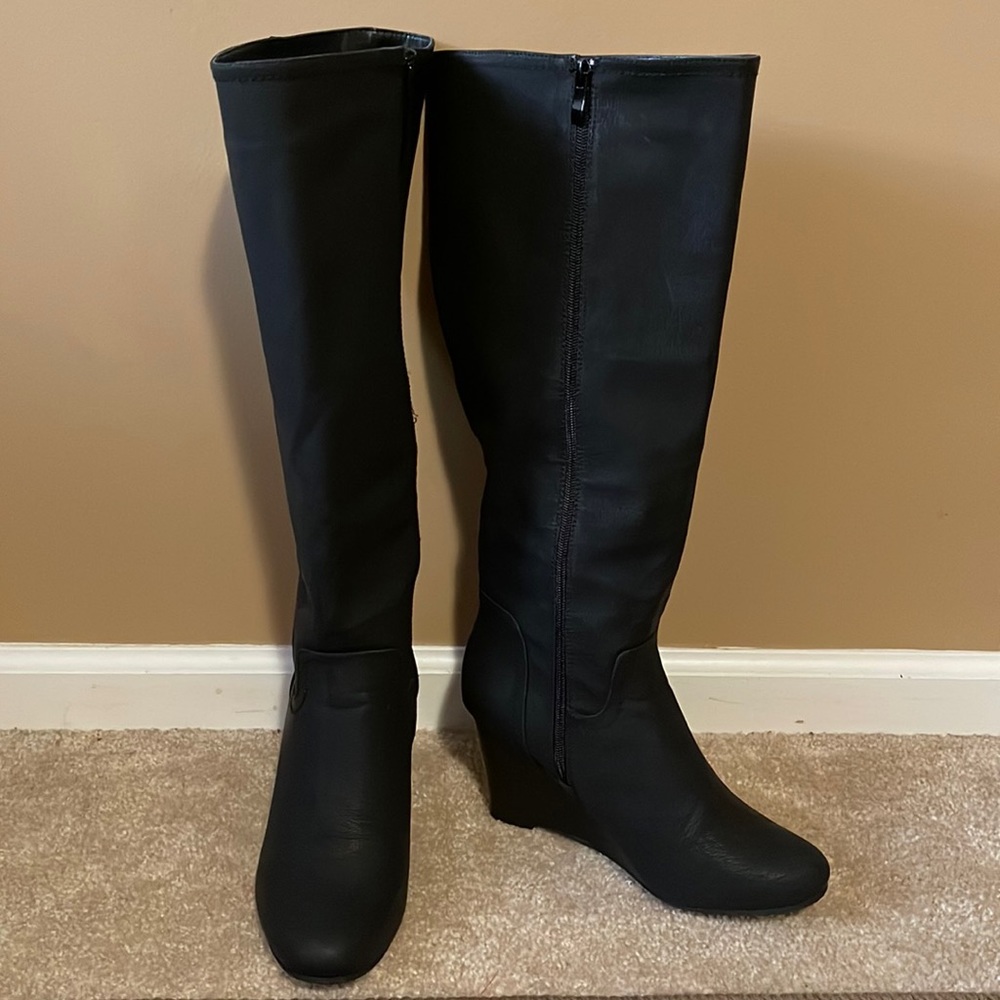 Charming Charlie Faux Leather Boots